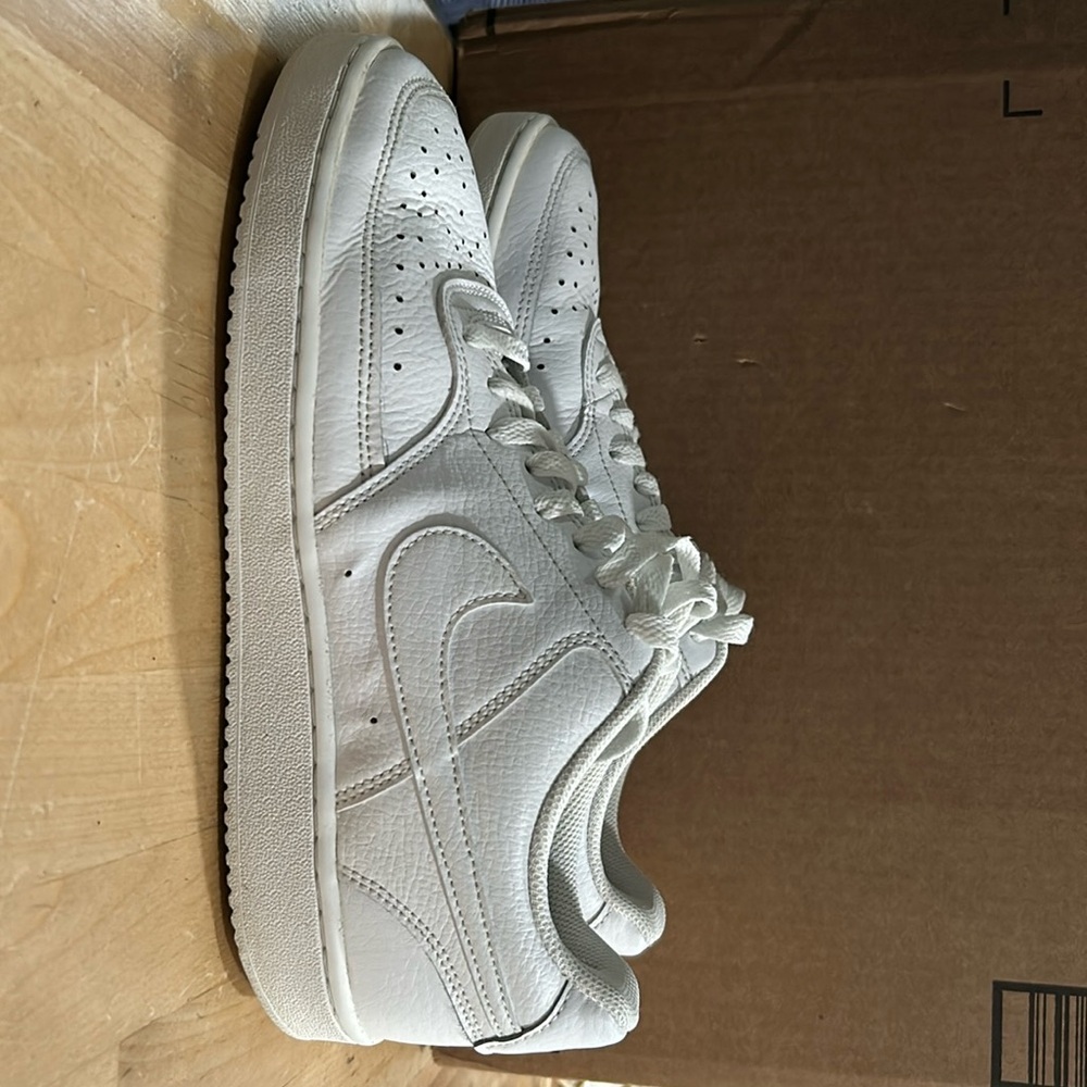 Nike Womens Court Vision Low CD5434-100 White Casual Shoes Sneakers Size 9